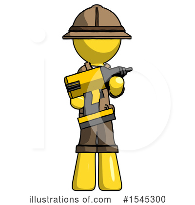 Royalty-Free (RF) Yellow Design Mascot Clipart Illustration by Leo Blanchette - Stock Sample #1545300