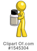 Yellow Design Mascot Clipart #1545304 by Leo Blanchette