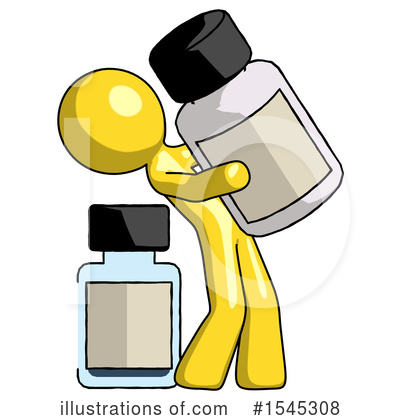 Royalty-Free (RF) Yellow Design Mascot Clipart Illustration by Leo Blanchette - Stock Sample #1545308