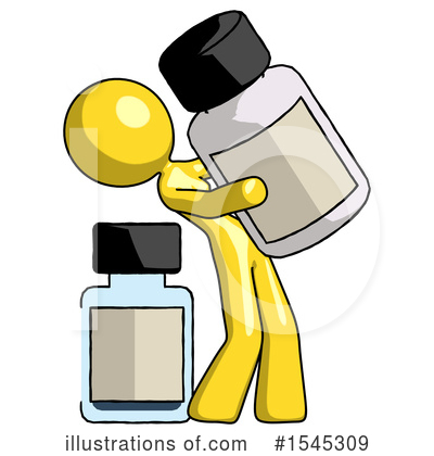 Royalty-Free (RF) Yellow Design Mascot Clipart Illustration by Leo Blanchette - Stock Sample #1545309