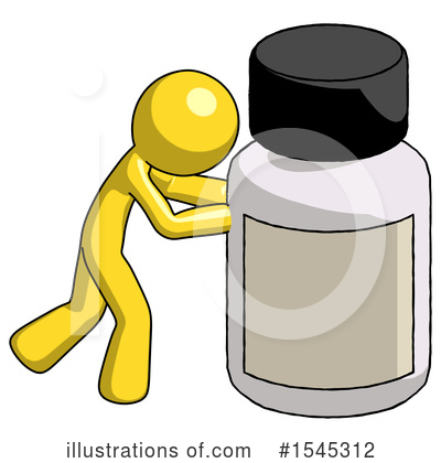 Royalty-Free (RF) Yellow Design Mascot Clipart Illustration by Leo Blanchette - Stock Sample #1545312