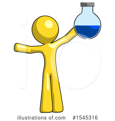 Royalty-Free (RF) Yellow Design Mascot Clipart Illustration by Leo Blanchette - Stock Sample #1545316