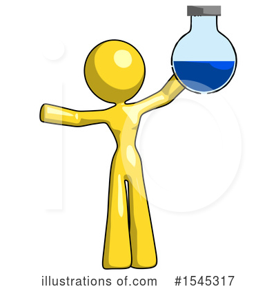 Royalty-Free (RF) Yellow Design Mascot Clipart Illustration by Leo Blanchette - Stock Sample #1545317