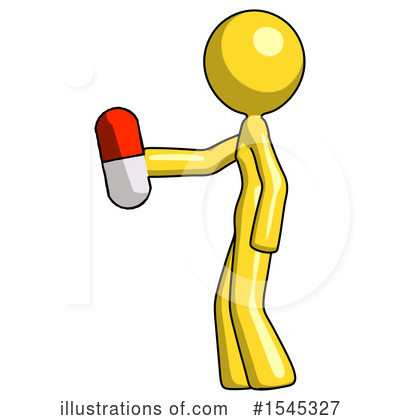 Royalty-Free (RF) Yellow Design Mascot Clipart Illustration by Leo Blanchette - Stock Sample #1545327