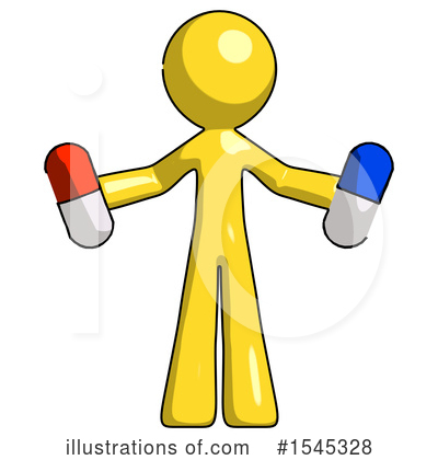 Royalty-Free (RF) Yellow Design Mascot Clipart Illustration by Leo Blanchette - Stock Sample #1545328