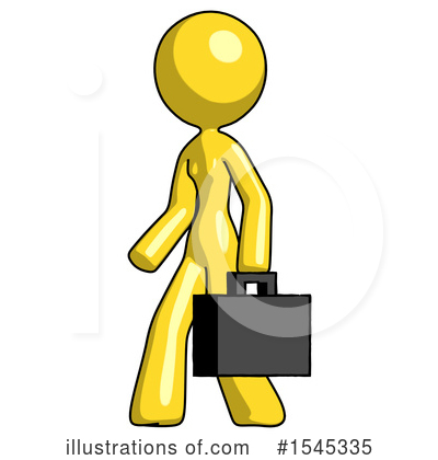 Royalty-Free (RF) Yellow Design Mascot Clipart Illustration by Leo Blanchette - Stock Sample #1545335