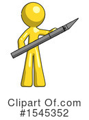 Yellow Design Mascot Clipart #1545352 by Leo Blanchette
