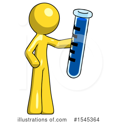 Royalty-Free (RF) Yellow Design Mascot Clipart Illustration by Leo Blanchette - Stock Sample #1545364