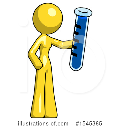 Royalty-Free (RF) Yellow Design Mascot Clipart Illustration by Leo Blanchette - Stock Sample #1545365
