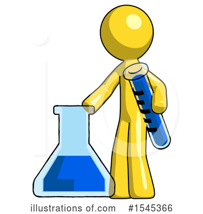 Royalty-Free (RF) Yellow Design Mascot Clipart Illustration by Leo Blanchette - Stock Sample #1545366