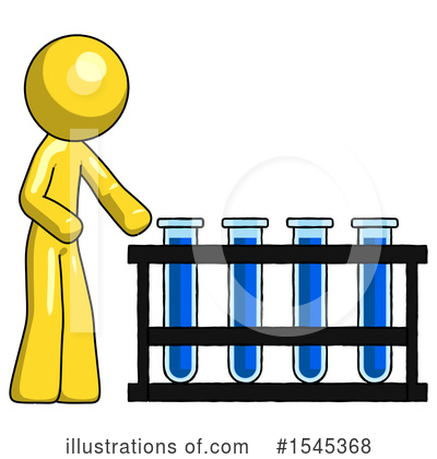 Royalty-Free (RF) Yellow Design Mascot Clipart Illustration by Leo Blanchette - Stock Sample #1545368