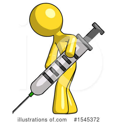 Royalty-Free (RF) Yellow Design Mascot Clipart Illustration by Leo Blanchette - Stock Sample #1545372