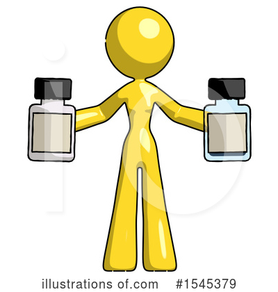 Royalty-Free (RF) Yellow Design Mascot Clipart Illustration by Leo Blanchette - Stock Sample #1545379