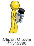 Yellow Design Mascot Clipart #1545380 by Leo Blanchette