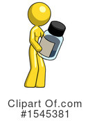 Yellow Design Mascot Clipart #1545381 by Leo Blanchette
