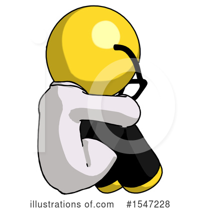 Royalty-Free (RF) Yellow  Design Mascot Clipart Illustration by Leo Blanchette - Stock Sample #1547228