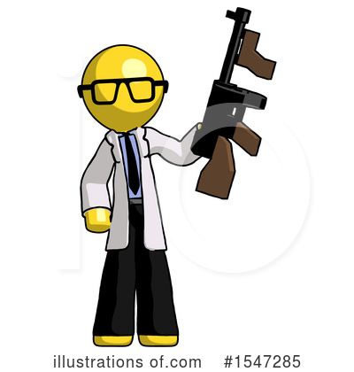 Royalty-Free (RF) Yellow  Design Mascot Clipart Illustration by Leo Blanchette - Stock Sample #1547285