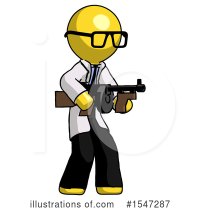 Royalty-Free (RF) Yellow  Design Mascot Clipart Illustration by Leo Blanchette - Stock Sample #1547287