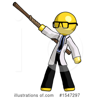 Royalty-Free (RF) Yellow  Design Mascot Clipart Illustration by Leo Blanchette - Stock Sample #1547297