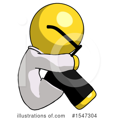 Royalty-Free (RF) Yellow  Design Mascot Clipart Illustration by Leo Blanchette - Stock Sample #1547304