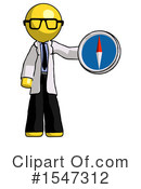 Yellow  Design Mascot Clipart #1547312 by Leo Blanchette