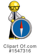 Yellow  Design Mascot Clipart #1547316 by Leo Blanchette