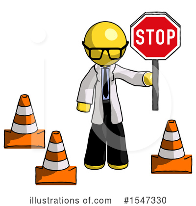 Royalty-Free (RF) Yellow  Design Mascot Clipart Illustration by Leo Blanchette - Stock Sample #1547330