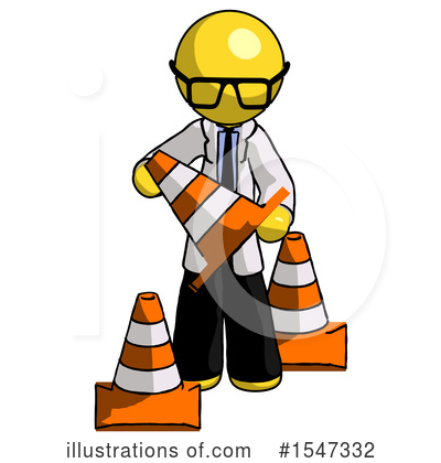 Royalty-Free (RF) Yellow  Design Mascot Clipart Illustration by Leo Blanchette - Stock Sample #1547332
