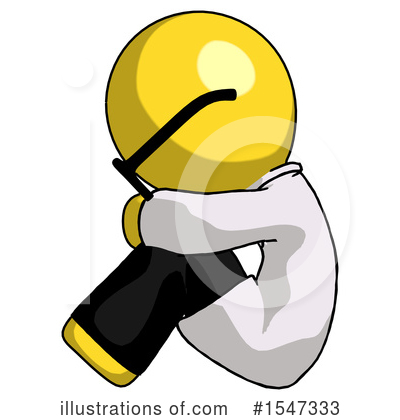 Royalty-Free (RF) Yellow  Design Mascot Clipart Illustration by Leo Blanchette - Stock Sample #1547333