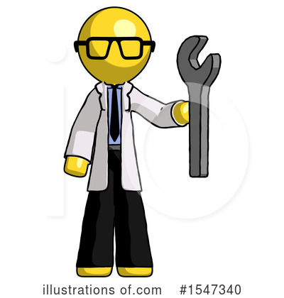 Royalty-Free (RF) Yellow  Design Mascot Clipart Illustration by Leo Blanchette - Stock Sample #1547340