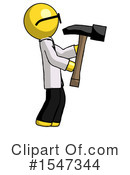 Yellow  Design Mascot Clipart #1547344 by Leo Blanchette