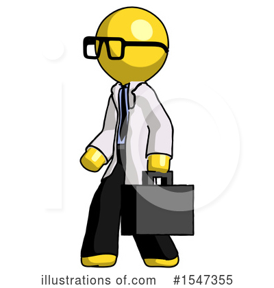 Royalty-Free (RF) Yellow  Design Mascot Clipart Illustration by Leo Blanchette - Stock Sample #1547355