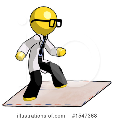 Royalty-Free (RF) Yellow  Design Mascot Clipart Illustration by Leo Blanchette - Stock Sample #1547368