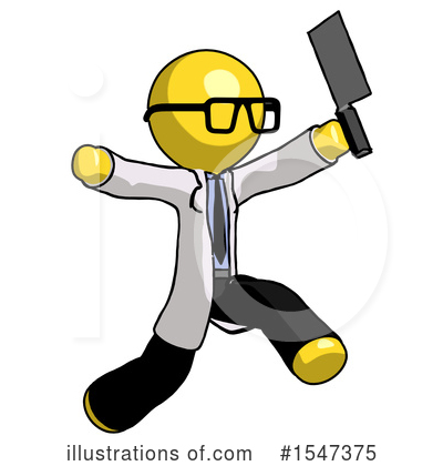 Royalty-Free (RF) Yellow  Design Mascot Clipart Illustration by Leo Blanchette - Stock Sample #1547375