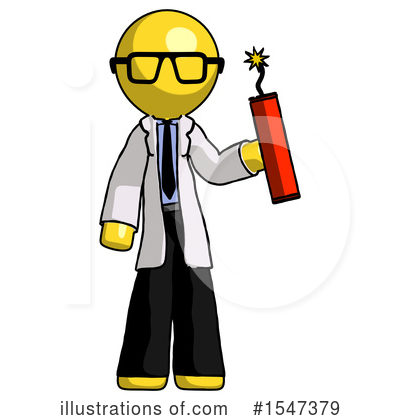 Royalty-Free (RF) Yellow  Design Mascot Clipart Illustration by Leo Blanchette - Stock Sample #1547379