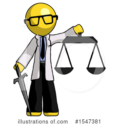 Royalty-Free (RF) Yellow  Design Mascot Clipart Illustration by Leo Blanchette - Stock Sample #1547381