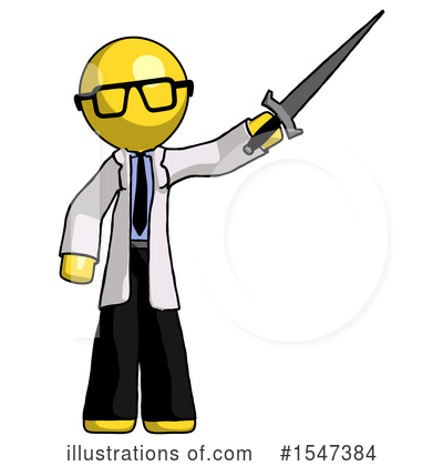 Royalty-Free (RF) Yellow  Design Mascot Clipart Illustration by Leo Blanchette - Stock Sample #1547384