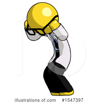 Royalty-Free (RF) Yellow  Design Mascot Clipart Illustration by Leo Blanchette - Stock Sample #1547397