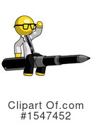 Yellow  Design Mascot Clipart #1547452 by Leo Blanchette