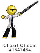 Yellow  Design Mascot Clipart #1547454 by Leo Blanchette
