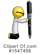 Yellow  Design Mascot Clipart #1547456 by Leo Blanchette