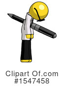 Yellow  Design Mascot Clipart #1547458 by Leo Blanchette