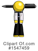 Yellow  Design Mascot Clipart #1547459 by Leo Blanchette
