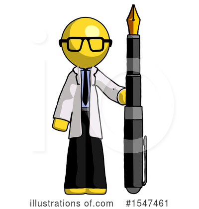 Royalty-Free (RF) Yellow  Design Mascot Clipart Illustration by Leo Blanchette - Stock Sample #1547461