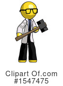 Yellow  Design Mascot Clipart #1547475 by Leo Blanchette