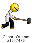 Yellow  Design Mascot Clipart #1547476 by Leo Blanchette