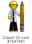 Yellow  Design Mascot Clipart #1547481 by Leo Blanchette