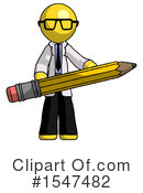 Yellow  Design Mascot Clipart #1547482 by Leo Blanchette