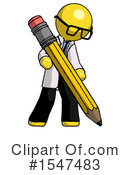 Yellow  Design Mascot Clipart #1547483 by Leo Blanchette