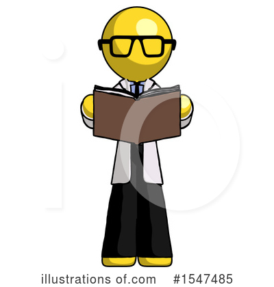 Royalty-Free (RF) Yellow  Design Mascot Clipart Illustration by Leo Blanchette - Stock Sample #1547485